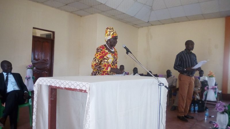 Advisor to Governor of Yei state on food security testifying of her dividend